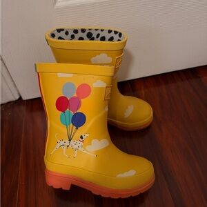 Joules Kids Yellow Water Shoes with Balloon Design